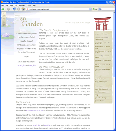 Zen Garden CSS