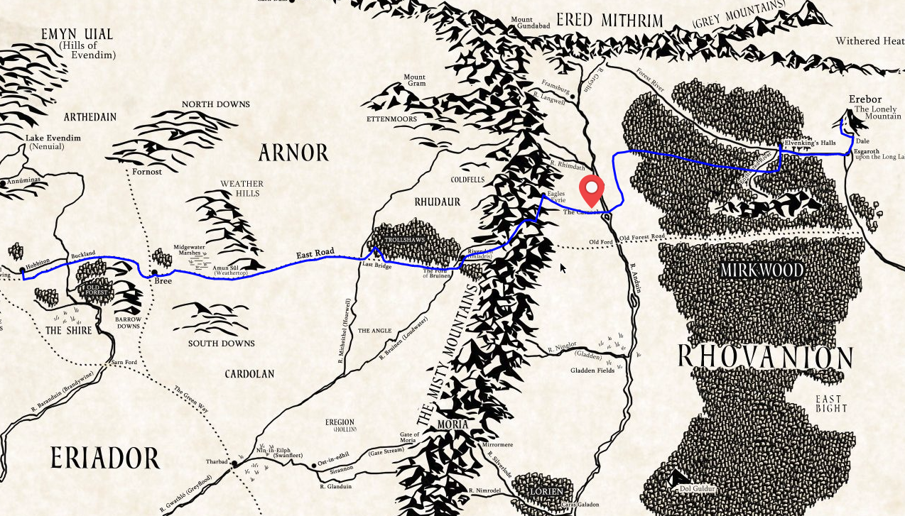 Middle Earth Map