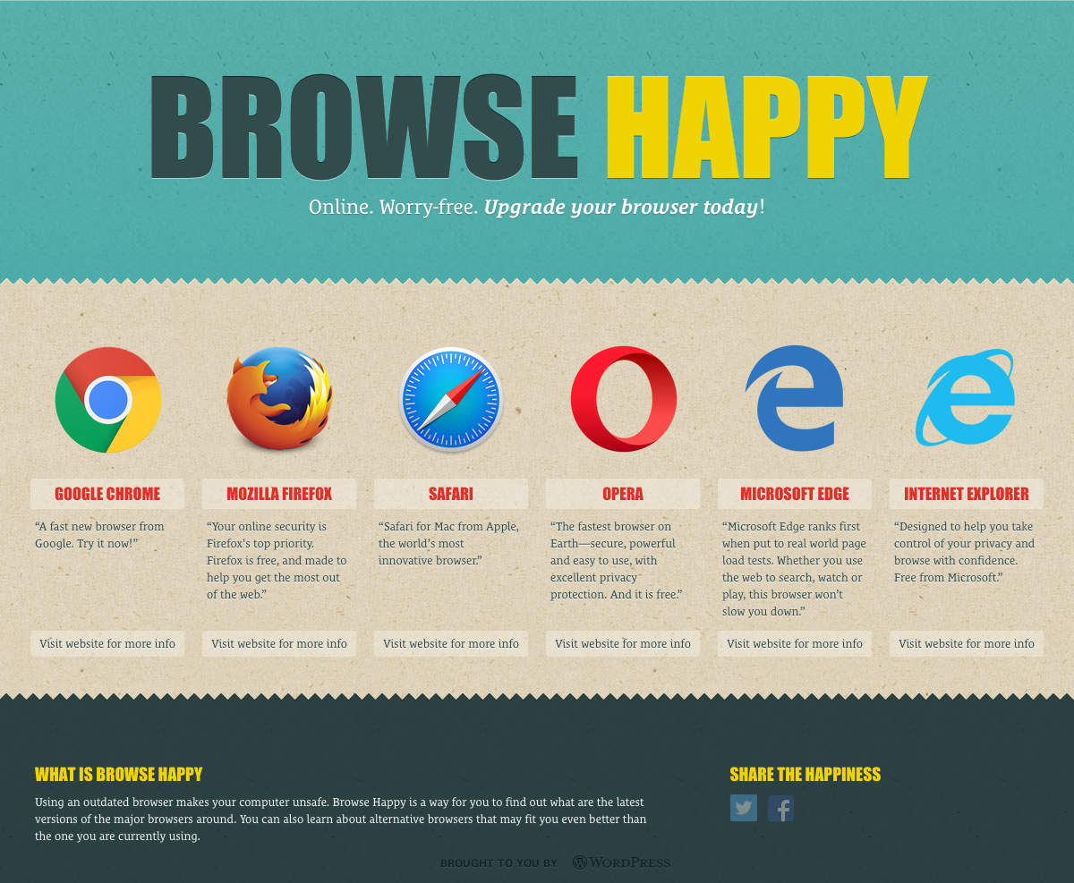 browse happy