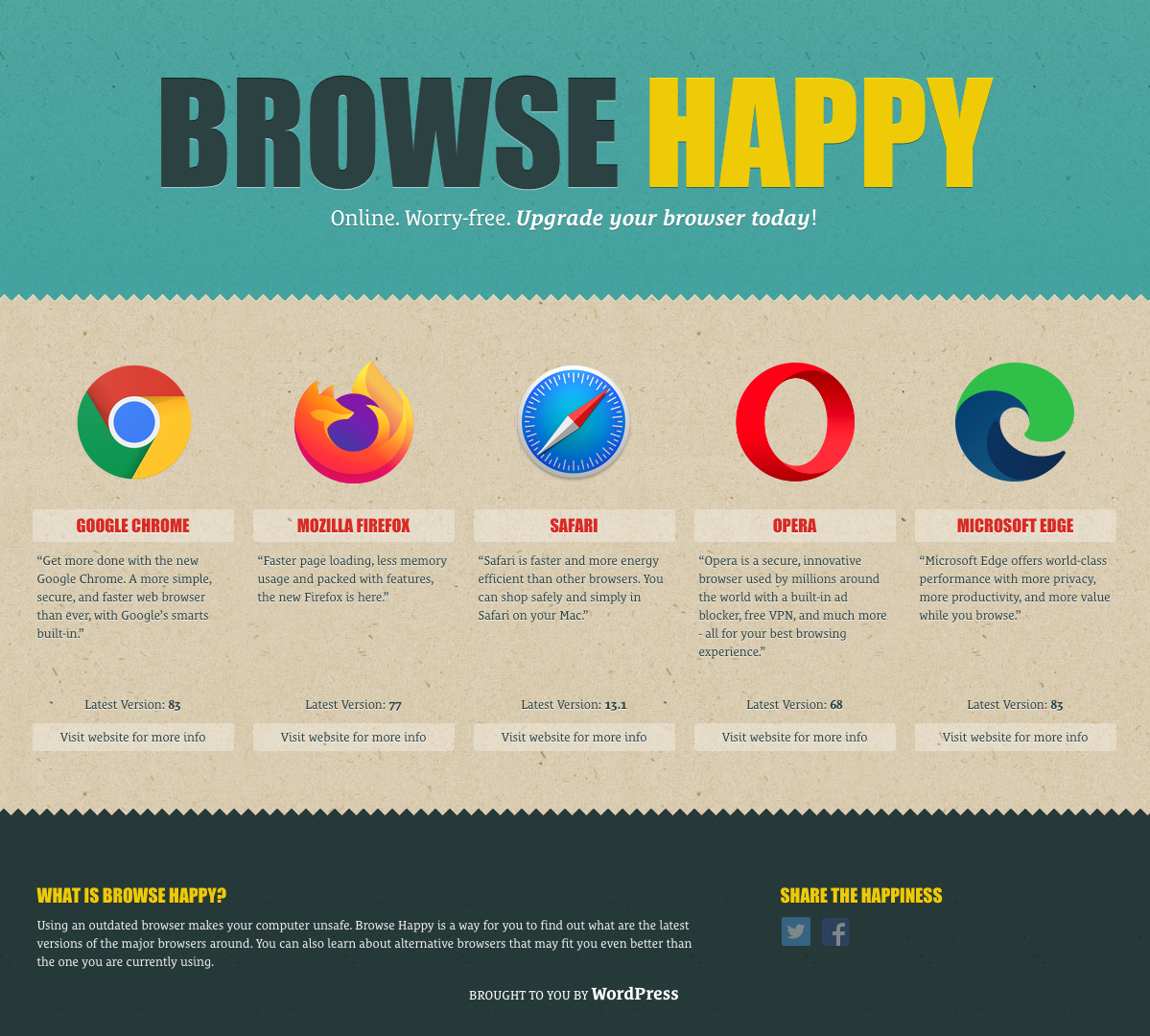 browse happy