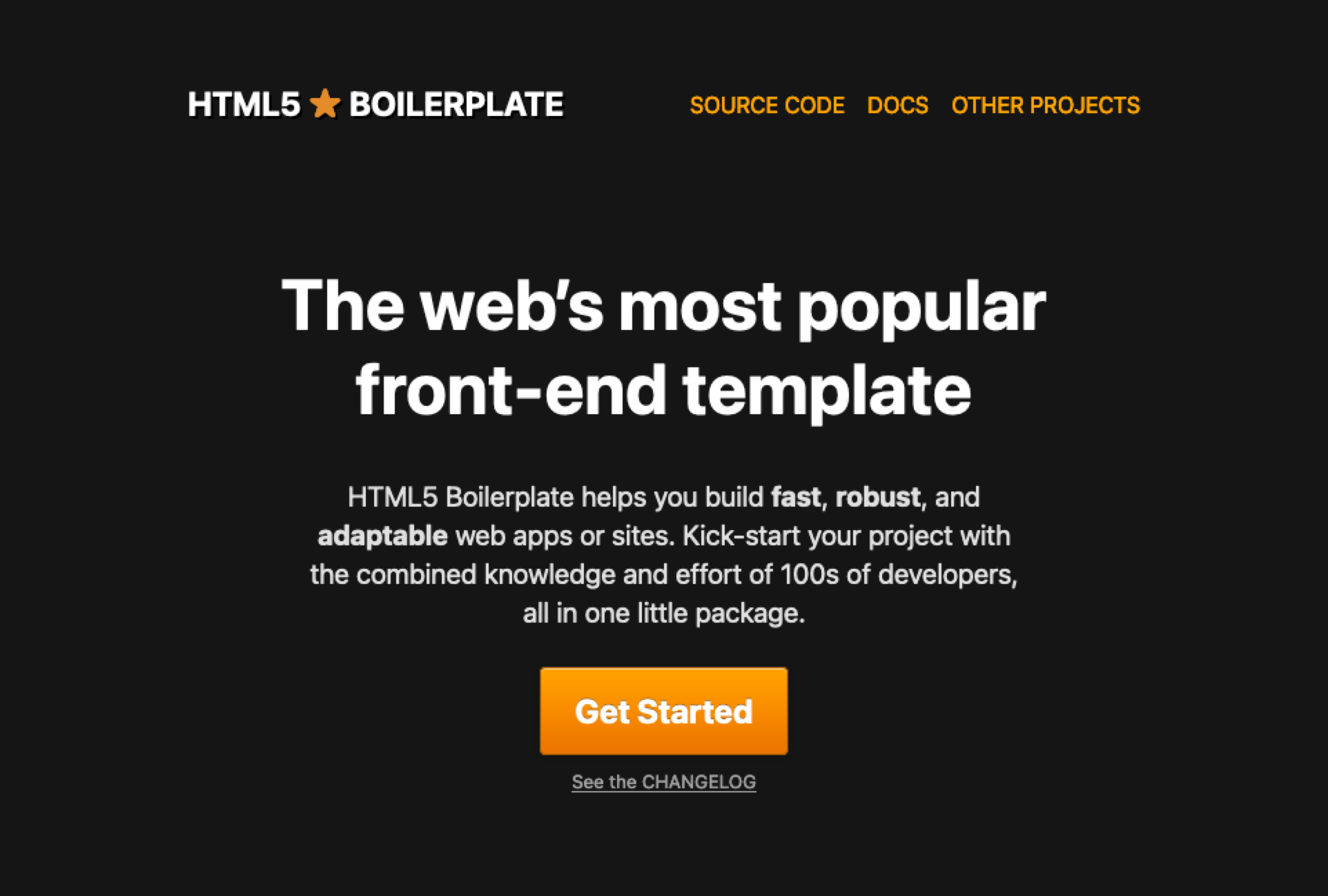 html5 boilerplate